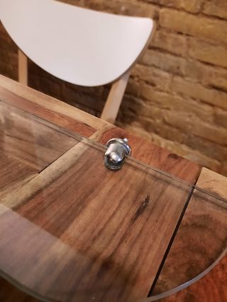 Estanteria estante de cristal