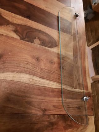 Estanteria estante de cristal