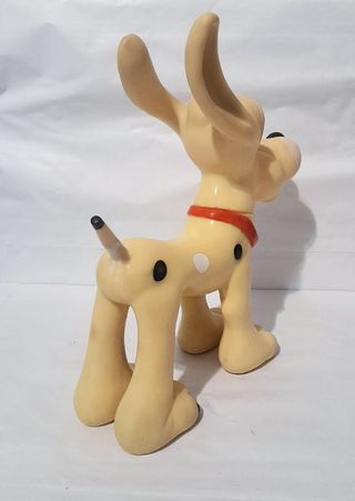 Muñeco Pluto de goma, Disney años 60-70.