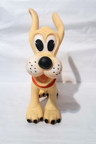 Muñeco Pluto de goma, Disney años 60-70.