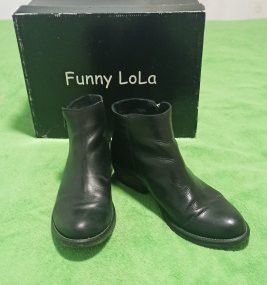 Botines negros mujer 40 de piel Funny Lola