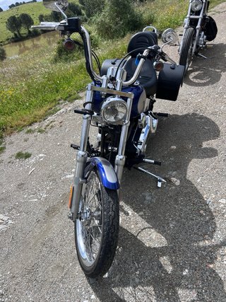 Moto harley softail