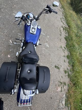Moto harley softail