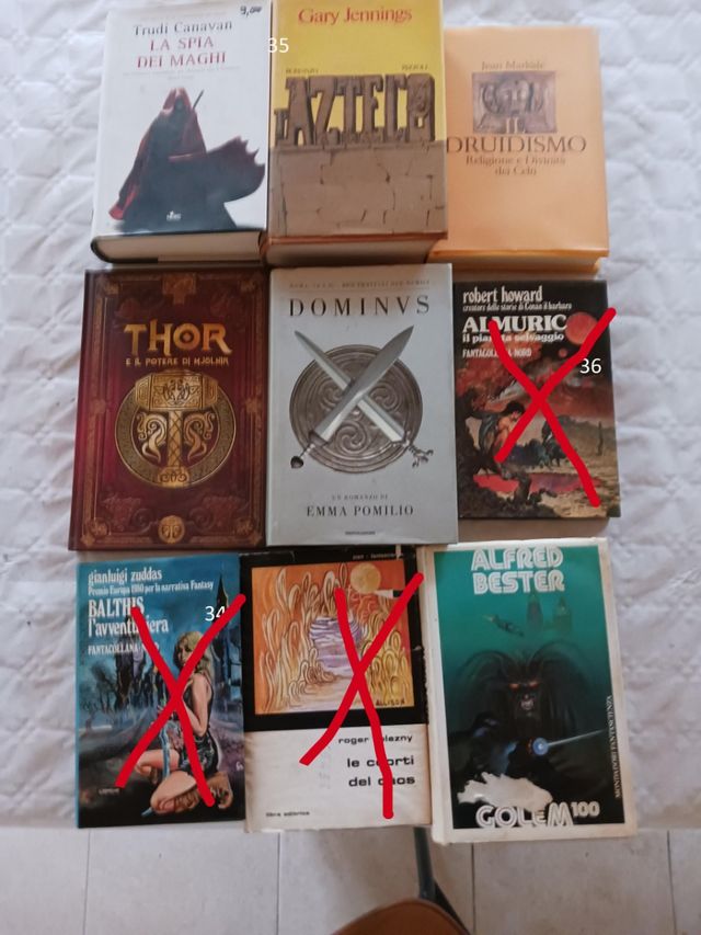 Fantasy lotto n.14 libri S. King e vari