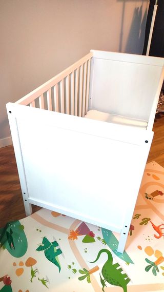 Cuna Ikea sundvik + colchón jattetrott