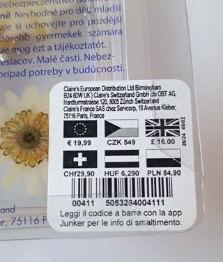 Funda móvil flores y margaritas Claire's