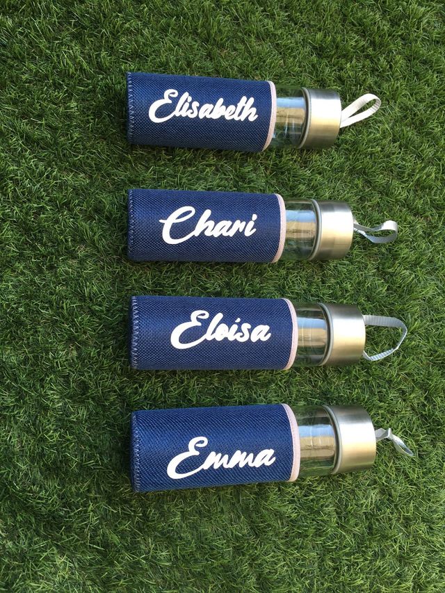 Bidones personalizados. Botella agua y neopreno