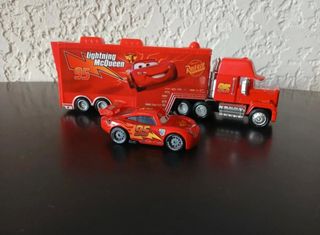 camion y coche de Cars Rayo mcqueen 95