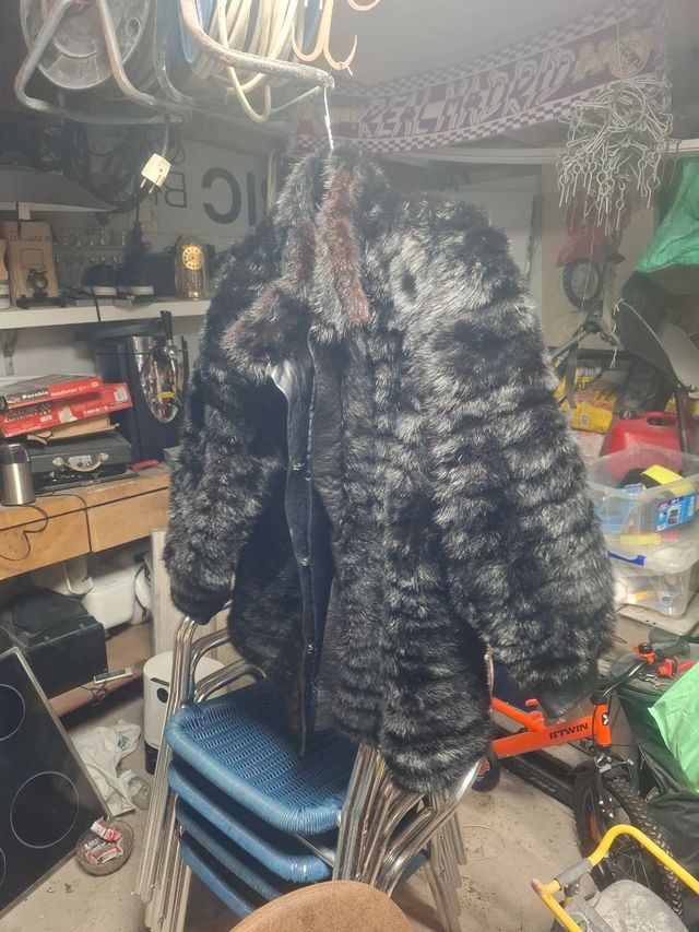 Abrigo de mujer de piel