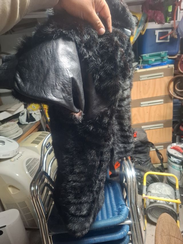 Abrigo de mujer de piel