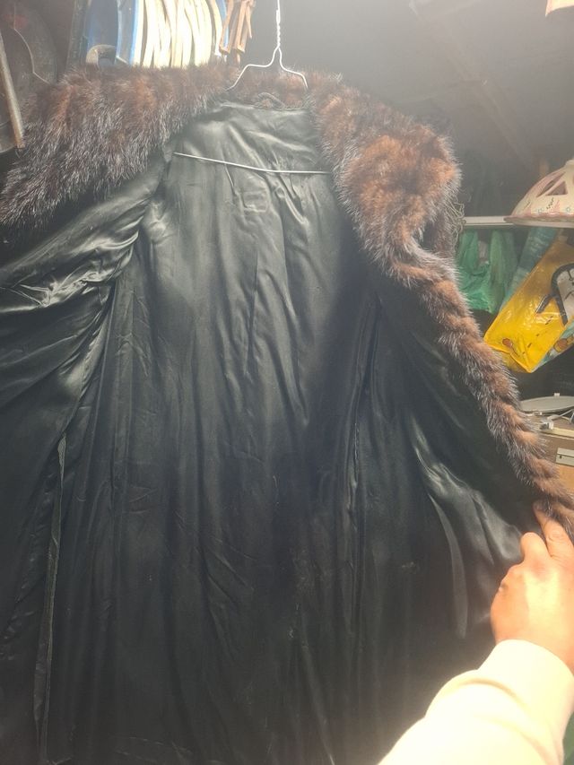 Abrigo de mujer de piel