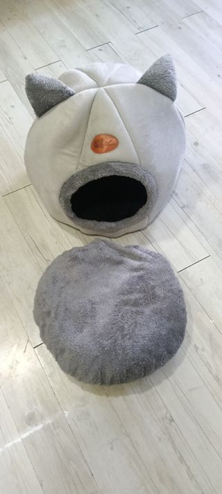 Casita cama de gato