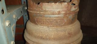 Estufa de hierro antigua