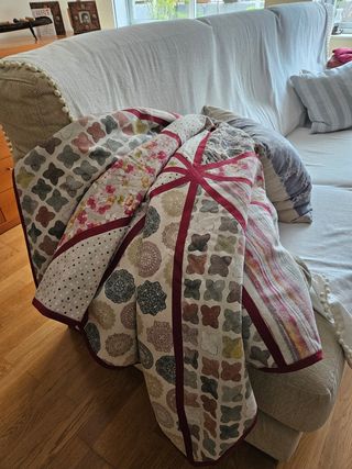 COLCHA PATCHWORK CREACION EXCLUSIVA