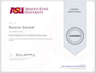 Profesora nativa de inglés