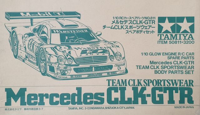 Tamiya 1:10 Carroceria Mercedes CLK-GTR Sportswear