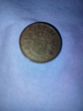 Moneda de cien pesetas negociable