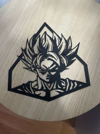 Cuadro Goku 3D