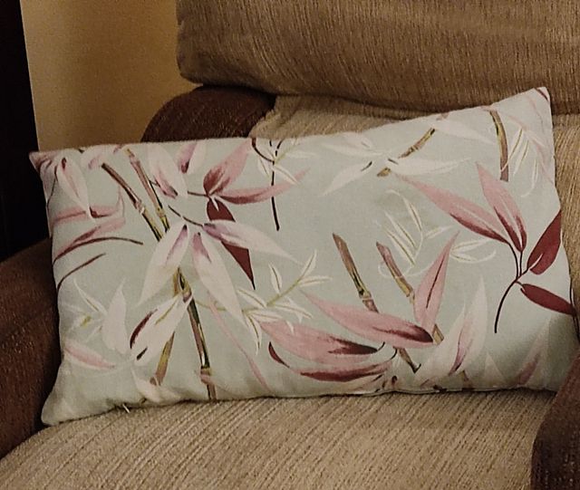 Cuscino rettangolare foglie di bambù.