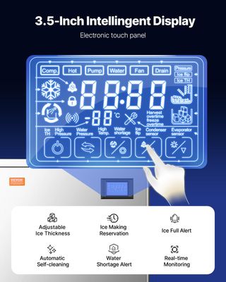 Fabbricatore di ghiaccio commerciale 400LBS/24H e