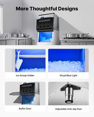 Fabbricatore di ghiaccio commerciale 300LBS/24H e