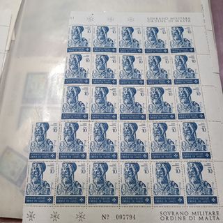 francobolli senza timbro