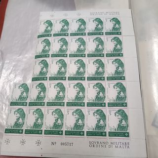 francobolli senza timbro