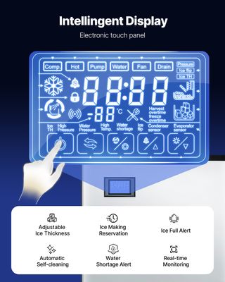 Macchina per Ghiaccio Commerciale Autopulente Solo