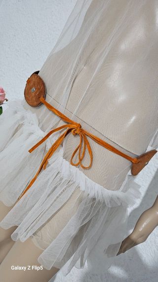 Cintura vintage donna in scamoscio e brillanti