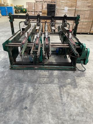 Maquina sierra triple circular repasada.