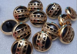 Lote 12 botones- 9 colores