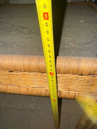 Mesa baja salon o jardin bambu