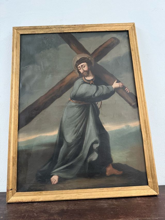 Jesucristo cargando la cruz,