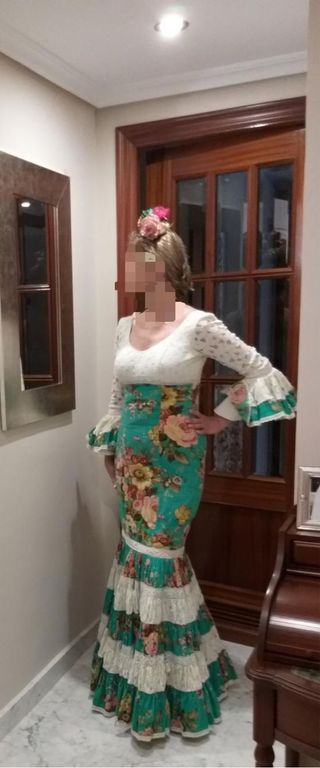 Traje flamenca
