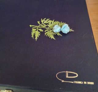 Prato cerâmica pintado a mão