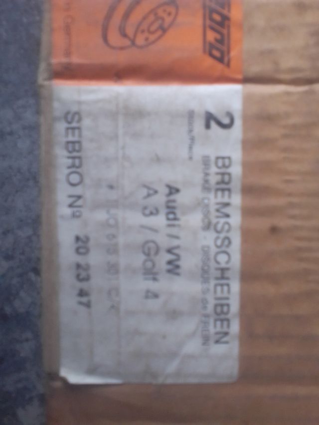 Discos freno competición Audi A3 Turbo y TDI NUEVO