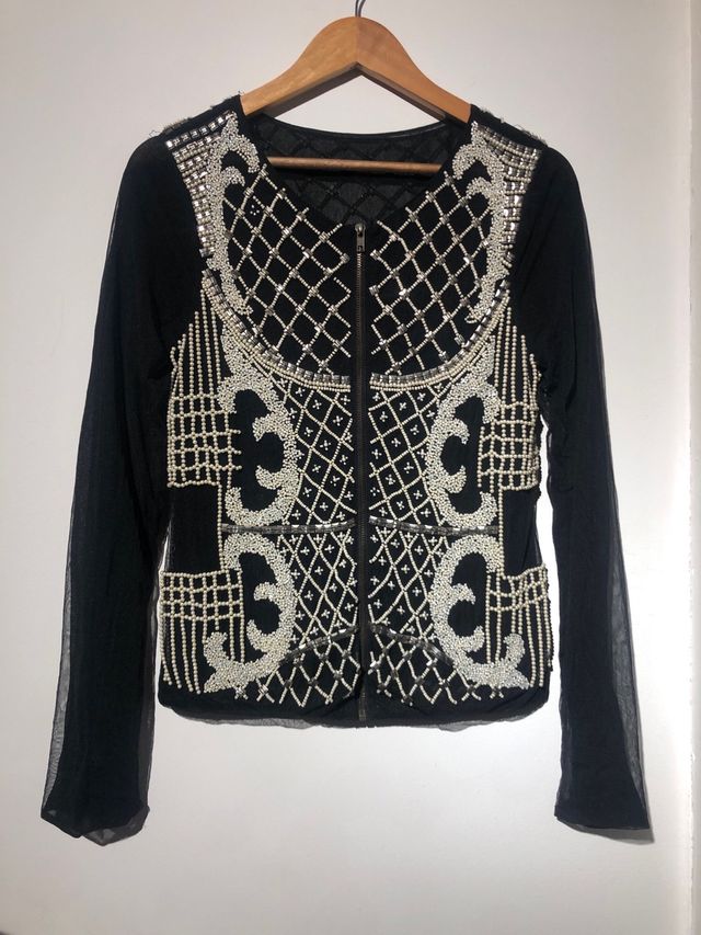 Chaqueta pedreria preciosa