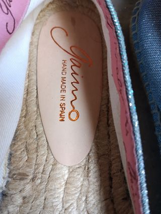 Alpargatas chica Espadrilles talla 40 