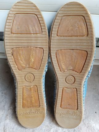 Alpargatas chica Espadrilles talla 40 