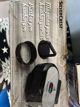 Grill para hamburguesas eléctrico nuevo