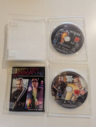 Gran Theft Auto y Battlefield 3 Ps3