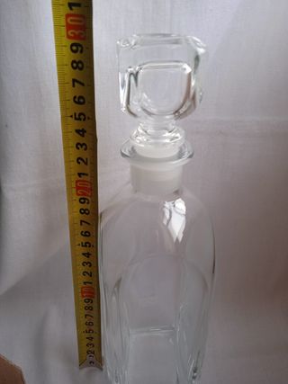 Botella de Cristal y 6 vasos