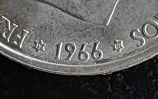 100 Pesetas 1966 (69) Palo Recto ¡TROQUELADA!