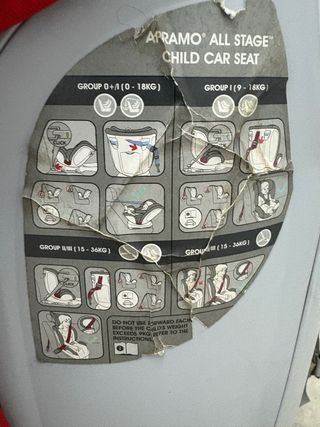 Silla bebe/niño para coche