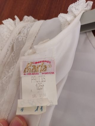 Vestido de comunion niña clasico