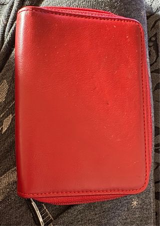 Burberry borsellino pelle rosso