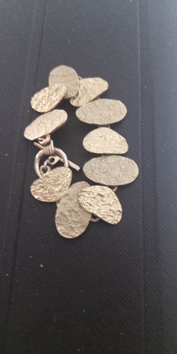 Bracciale dorato dolcevita 19cm