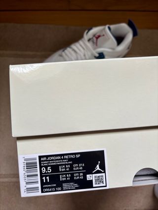Nike SB Air Jordan 4 White Navy