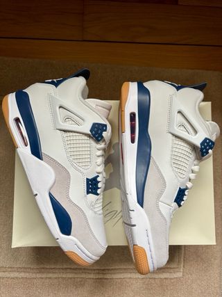 Nike SB Air Jordan 4 White Navy