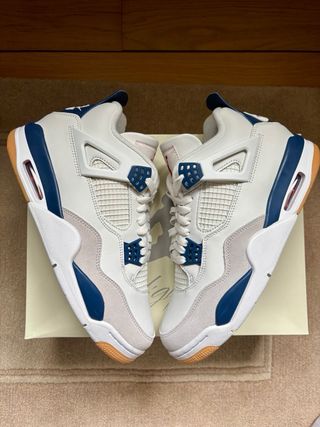 Nike SB Air Jordan 4 White Navy